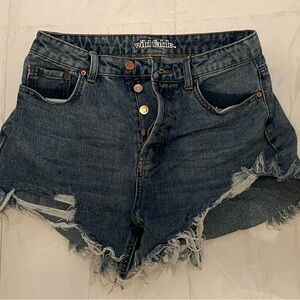 High rise shorts